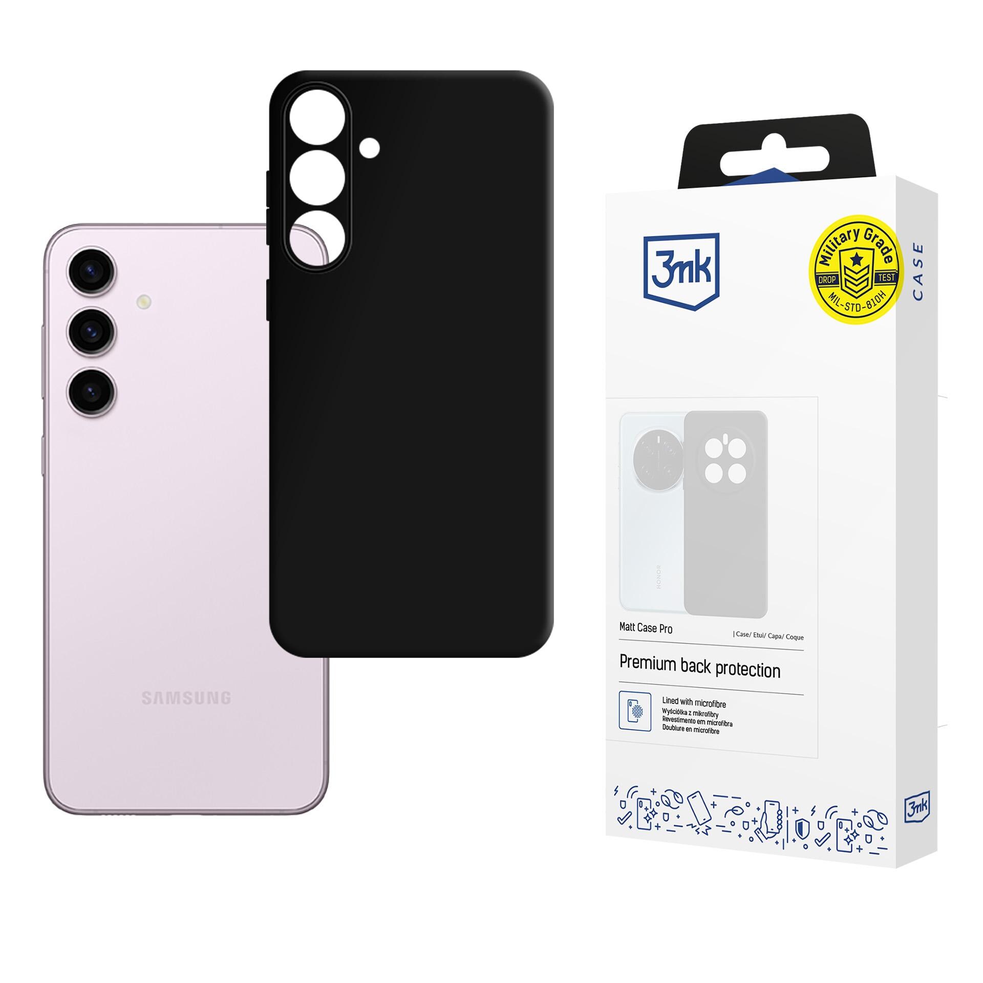 3mk Matt Case Pro till Samsung Galaxy S24 – Svart