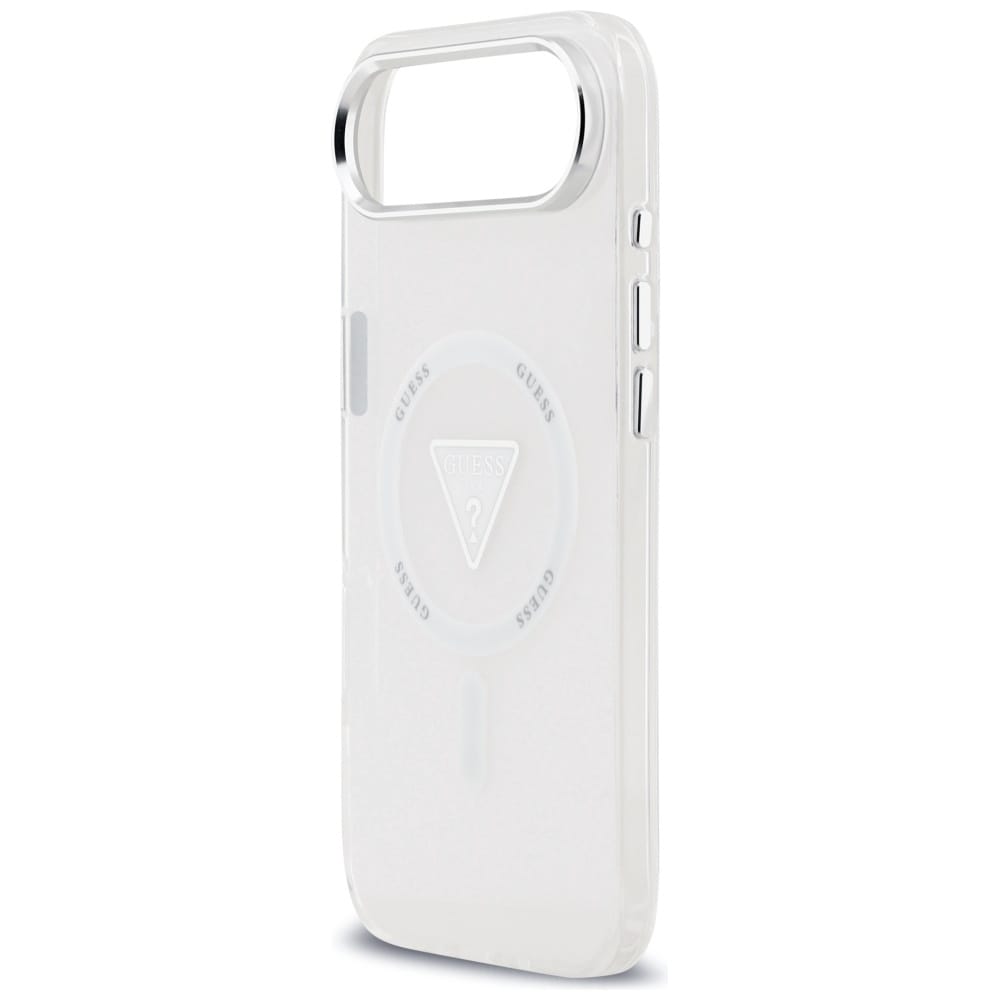 Guess IML-etui med gradient-trekantlogo og MagSafe til iPhone Air – gennemsigtigt