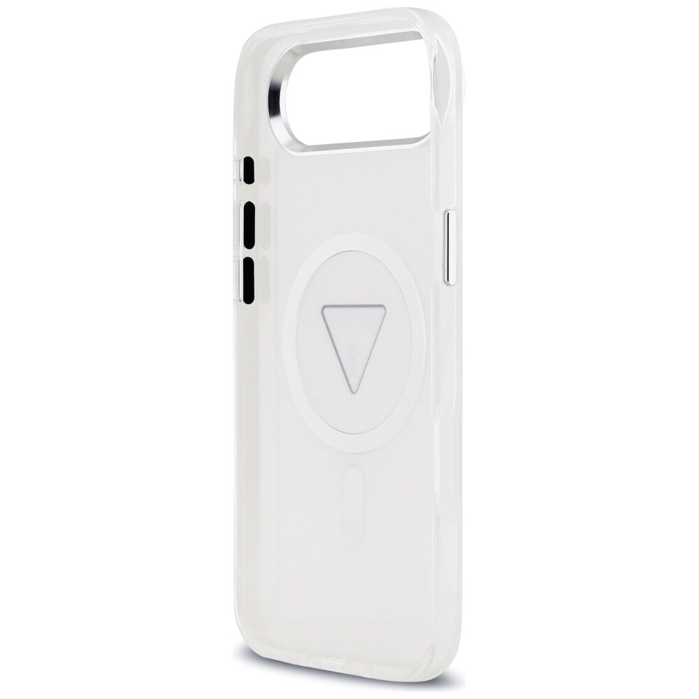 Guess IML-etui med gradient-trekantlogo og MagSafe til iPhone Air – gennemsigtigt