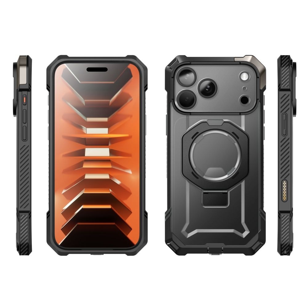 Supcase UB Grip Mag MagSafe-etui til iPhone 18 Pro Max / 17 Pro Max – Sort