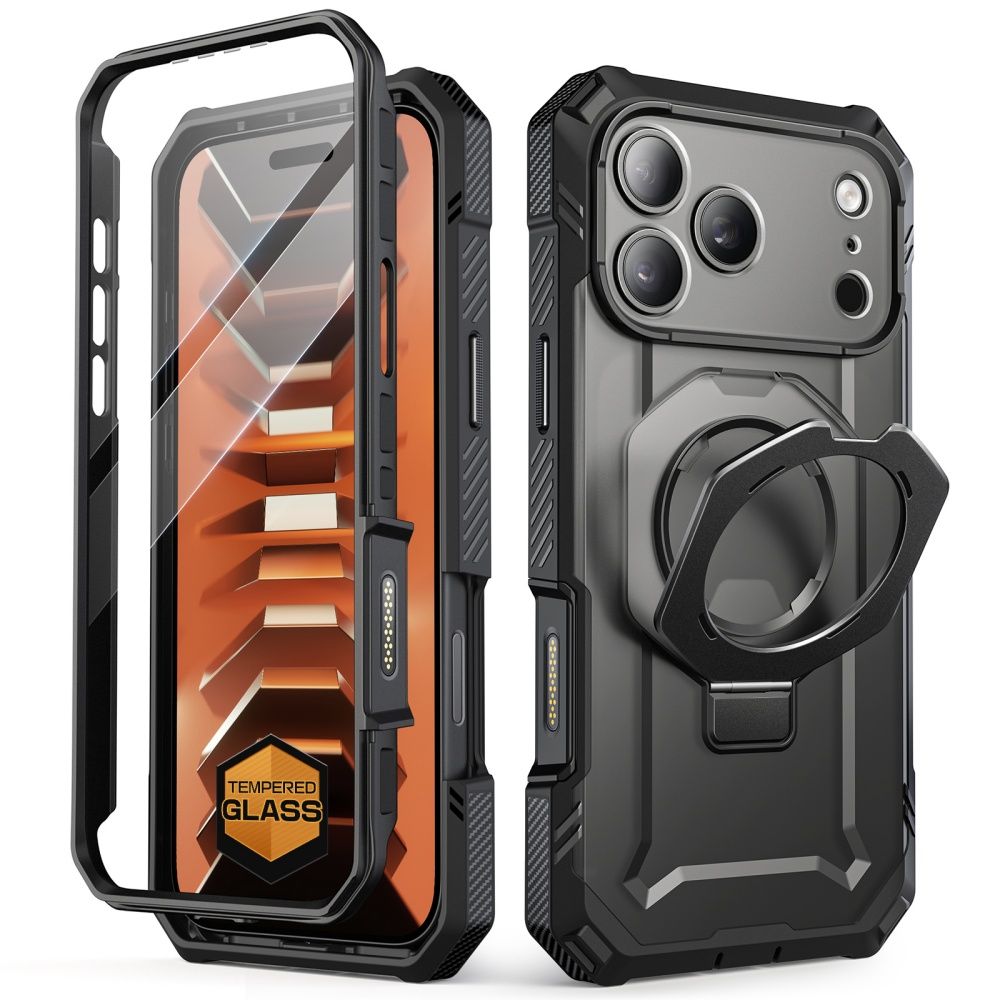 Supcase Grip Pro Mag MagSafe-fodral för iPhone 18 Pro Max / 17 Pro Max – Svart