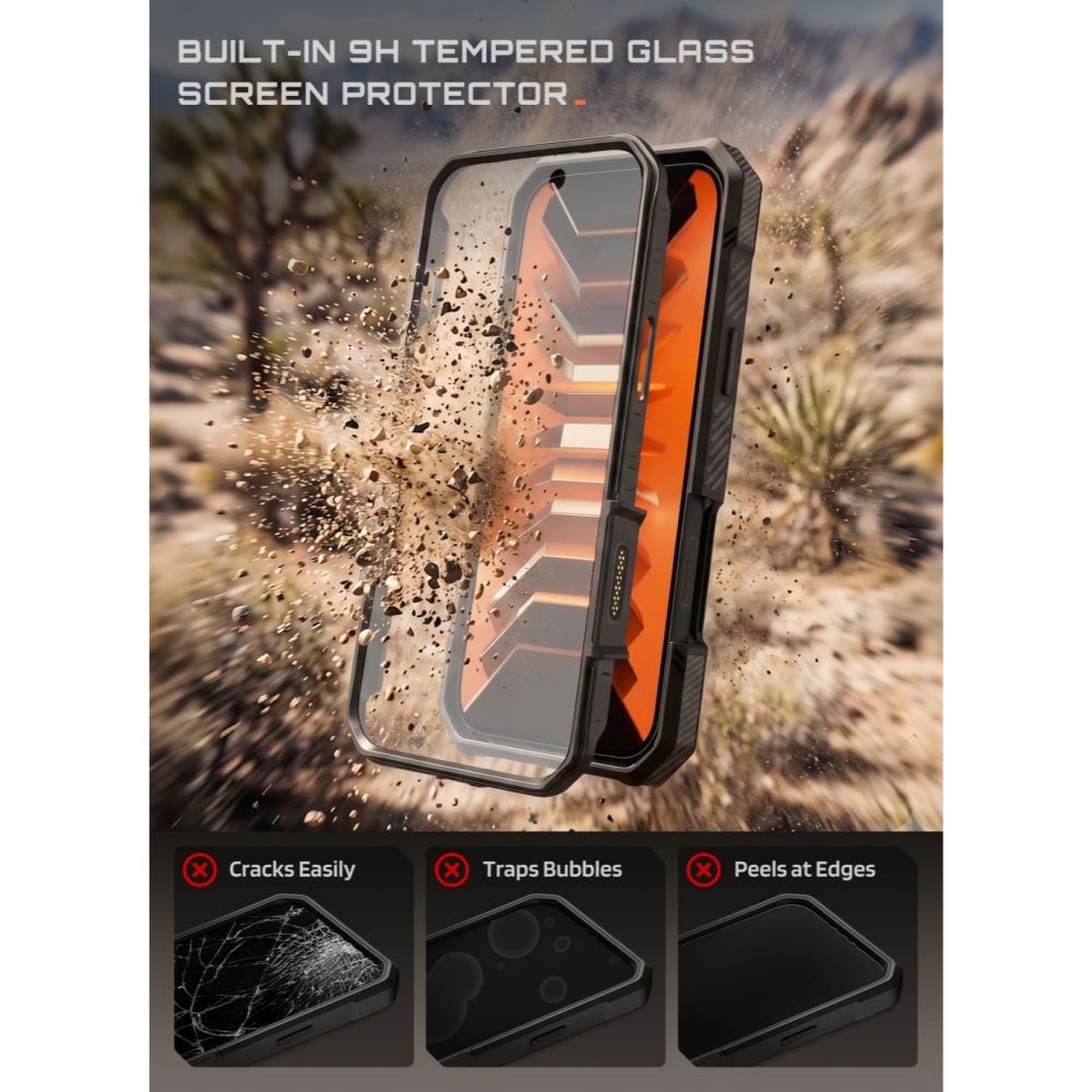 Supcase Grip Pro Mag MagSafe-etui til iPhone 18 Pro Max / 17 Pro Max – Sort