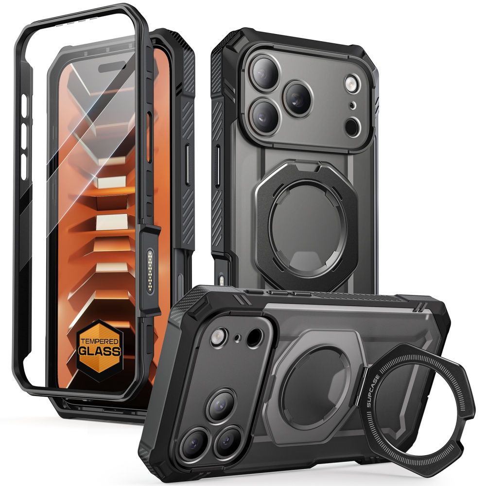 Supcase Grip Pro Mag MagSafe-etui til iPhone 18 Pro Max / 17 Pro Max – Sort