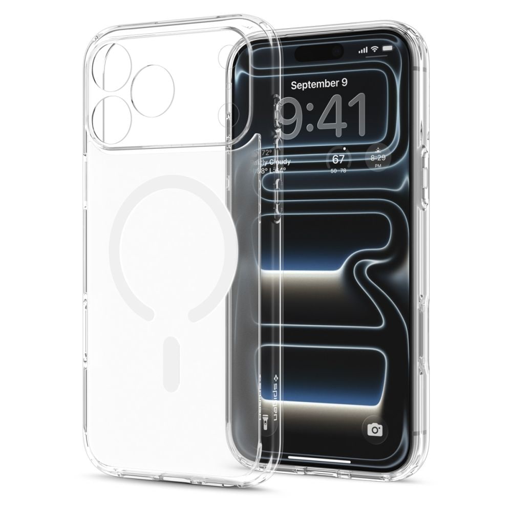 Spigen Ultra Hybrid MagSafe-etui til iPhone 18 Pro Max / 17 Pro Max – frosthvid