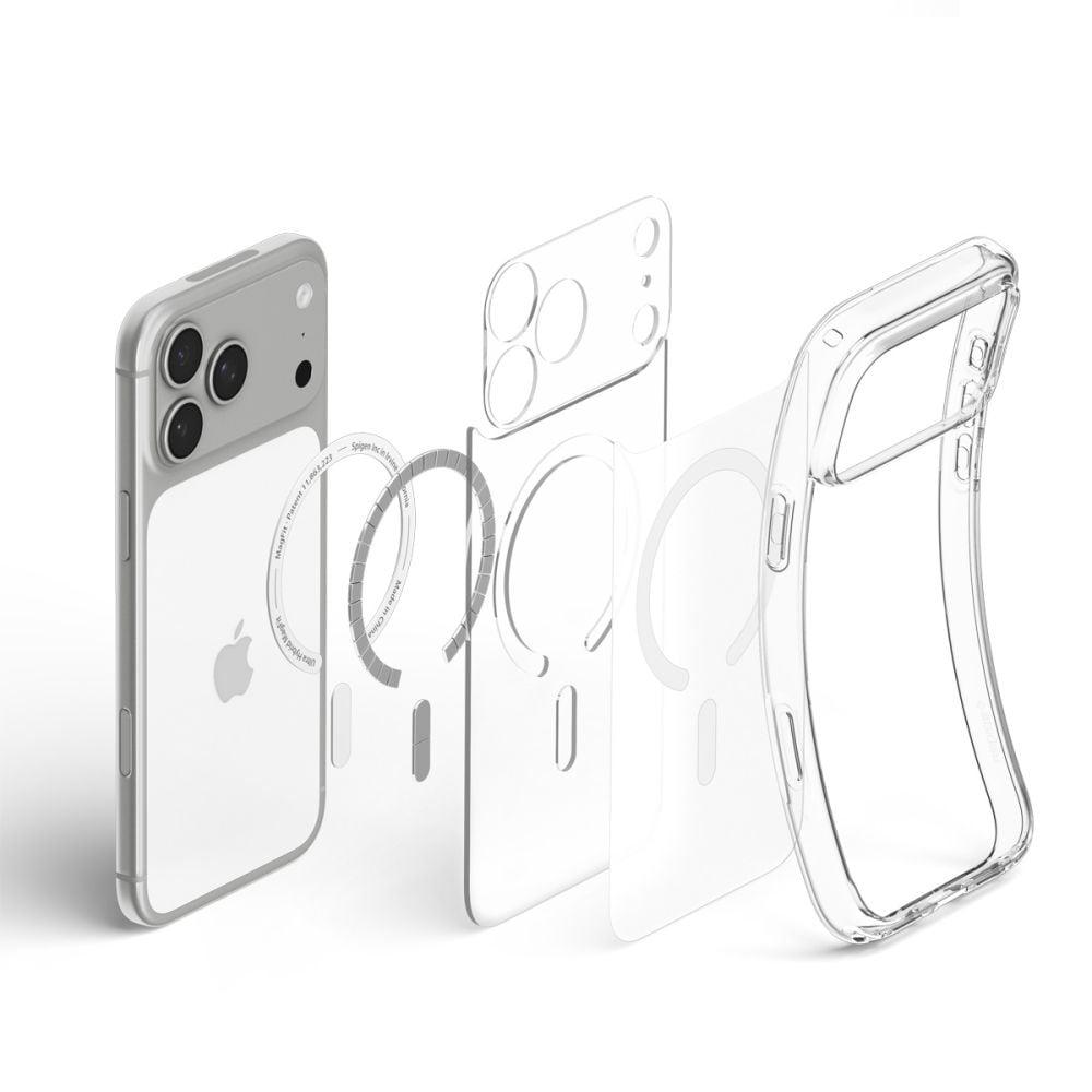 Spigen Ultra Hybrid MagSafe-etui til iPhone 18 Pro Max / 17 Pro Max – frosthvid