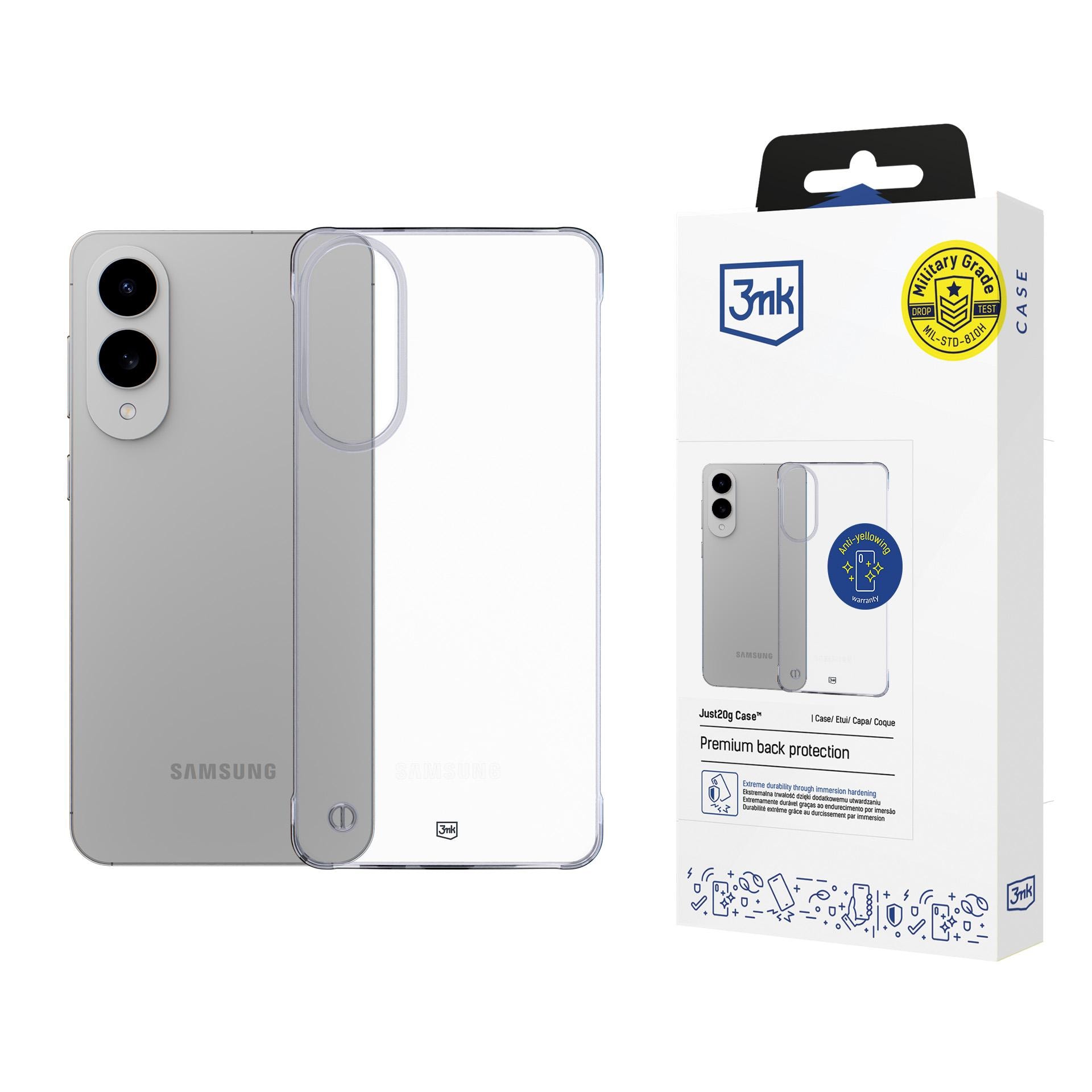 3mk Just20g genomskinligt skal till Samsung Galaxy S25 Edge – transparent