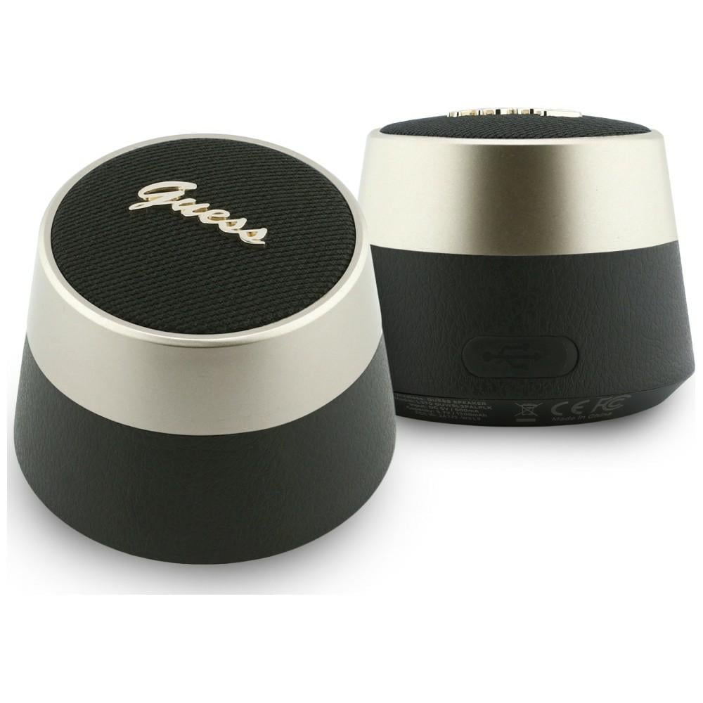 Guess 5W Bluetooth-högtalare med metalllogotyp – svart