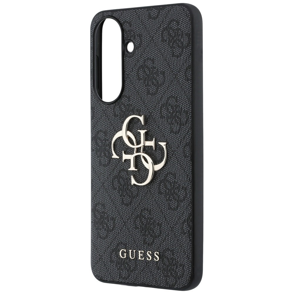 Guess læderetui med 4G-metal-logo til Samsung Galaxy A37 5G – sort