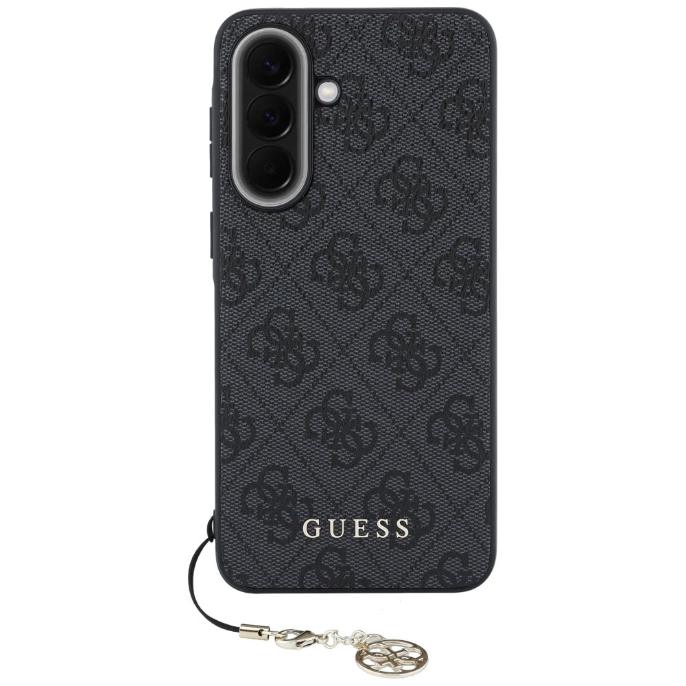 Guess 4G Charm-etui til Samsung Galaxy A57 5G – Sort