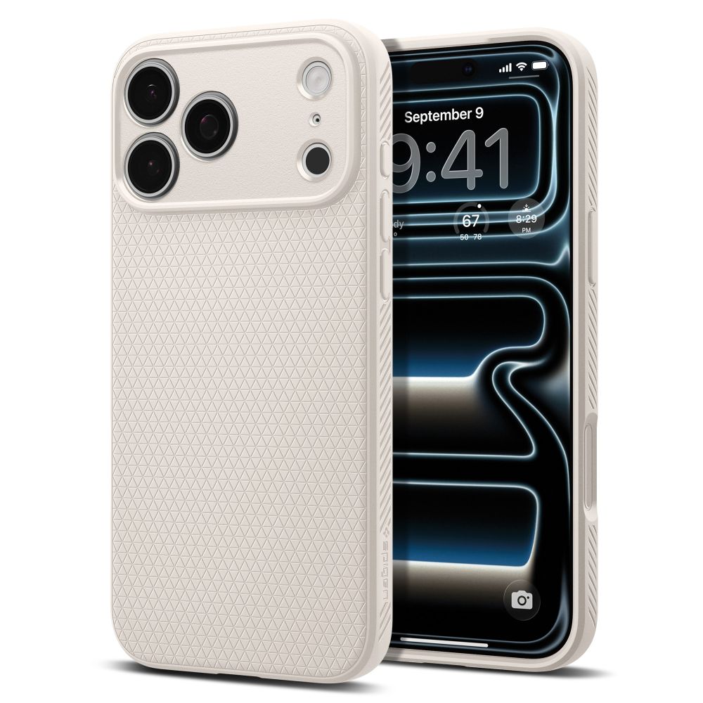 Spigen Liquid Air-fodral för iPhone 18 Pro Max / 17 Pro Max – Titanium