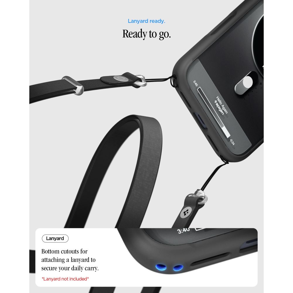 Spigen Ultra Hybrid MagSafe-etui til iPhone 18 Pro Max / 17 Pro Max – Sort