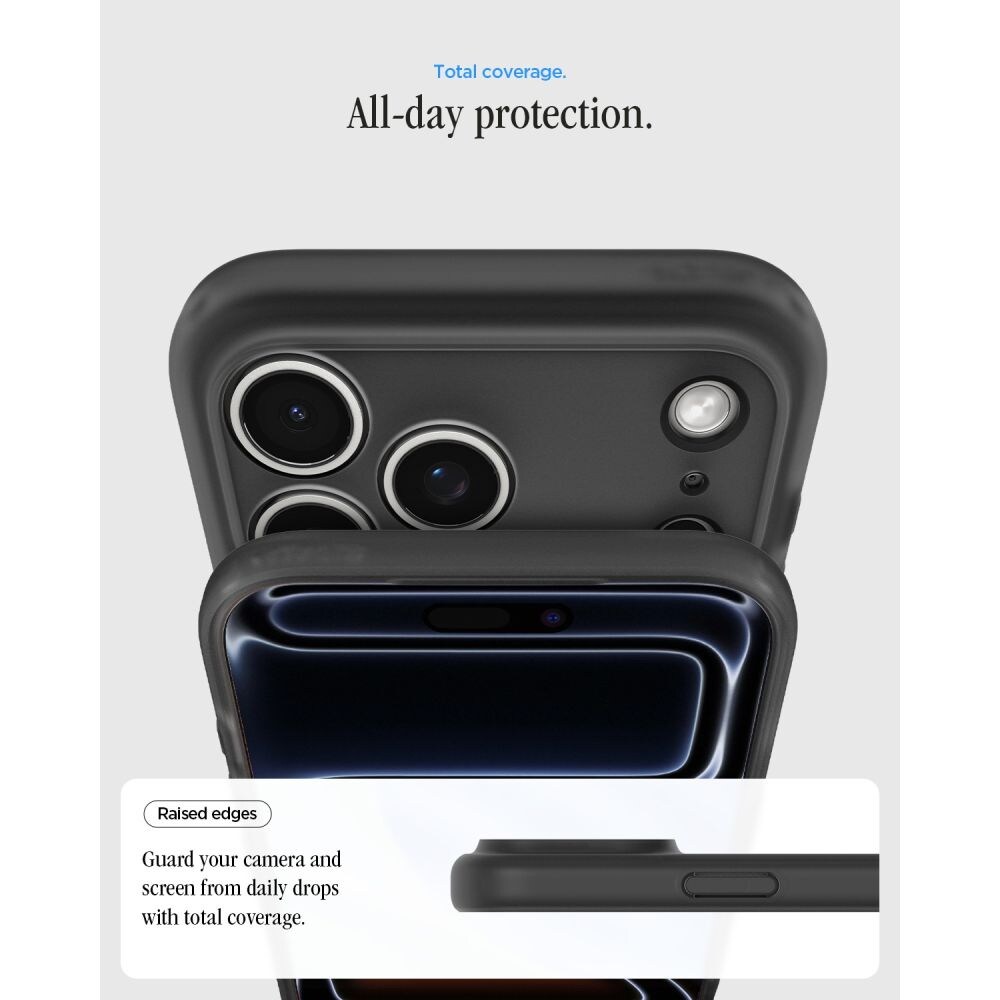 Spigen Ultra Hybrid MagSafe-etui til iPhone 18 Pro Max / 17 Pro Max – Sort