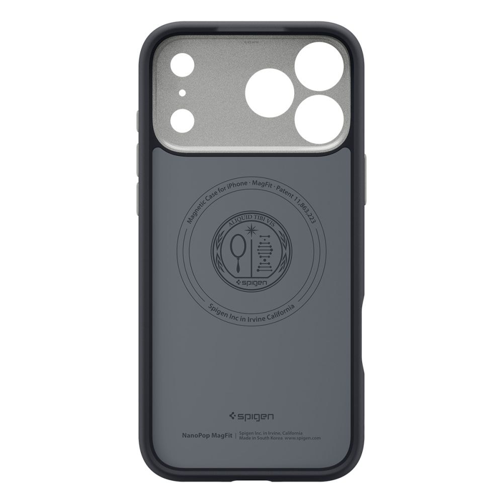 Spigen Nano Pop MagSafe-etui til iPhone 18 Pro Max / 17 Pro Max – Sort