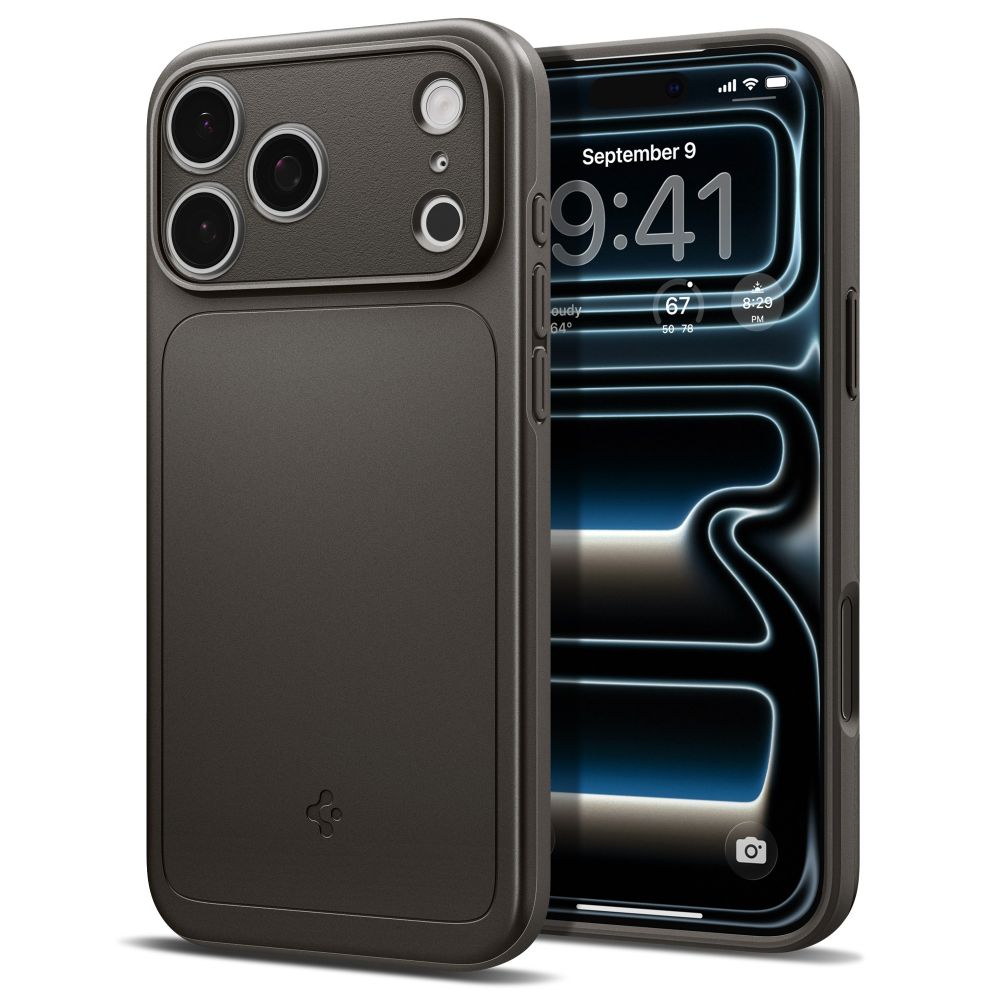 Spigen Thin Fit MagSafe-etui til iPhone 18 Pro / 17 Pro – Sort