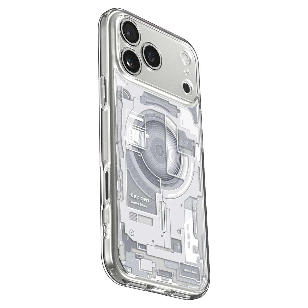 Spigen Ultra Hybrid MagSafe Zero One-etui til iPhone 18 Pro / 17 Pro – hvid