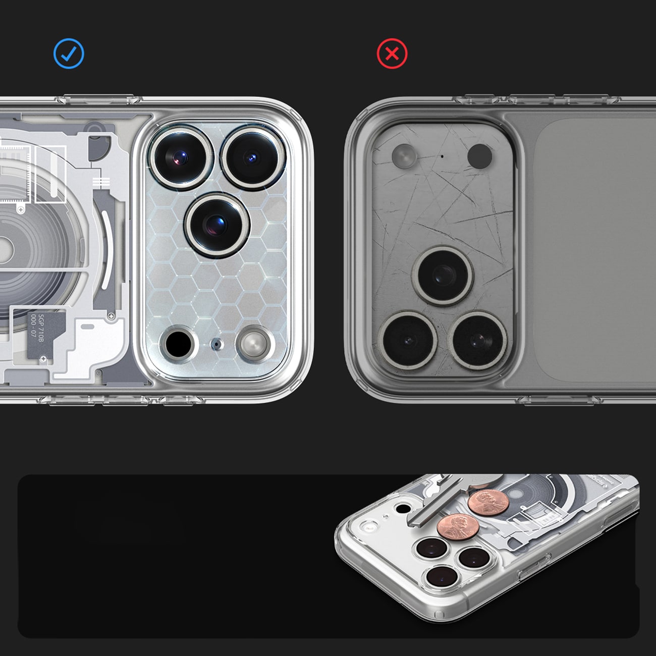 Spigen Ultra Hybrid MagSafe Zero One-etui til iPhone 18 Pro / 17 Pro – hvid