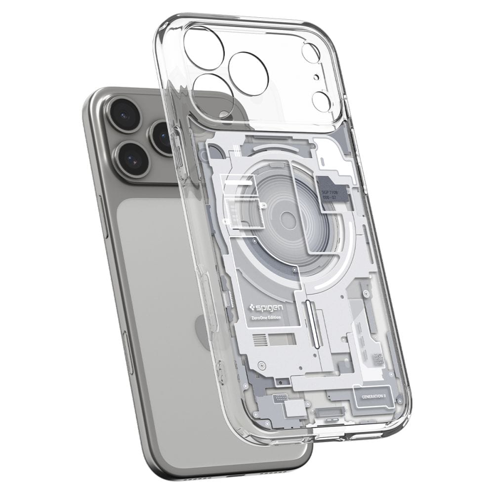 Spigen Ultra Hybrid MagSafe Zero One-etui til iPhone 18 Pro / 17 Pro – hvid