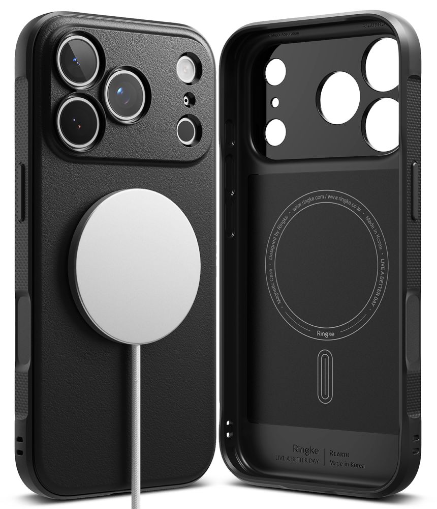 Ringke Onyx Magsafe-etui til iPhone 18 Pro Max / 17 Pro Max – Sort