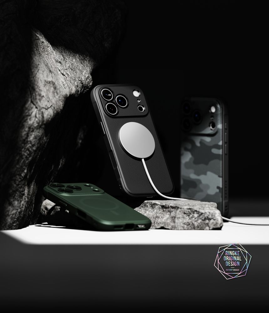 Ringke Onyx Magsafe-etui til iPhone 18 Pro Max / 17 Pro Max – Sort