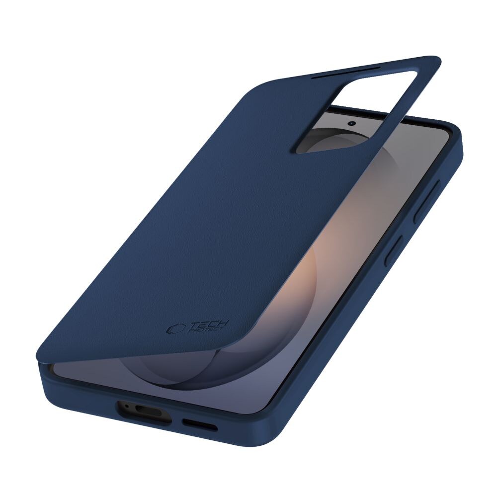 Tech-Protect Smart Wallet-etui til Samsung Galaxy S26 FE – mat marineblå