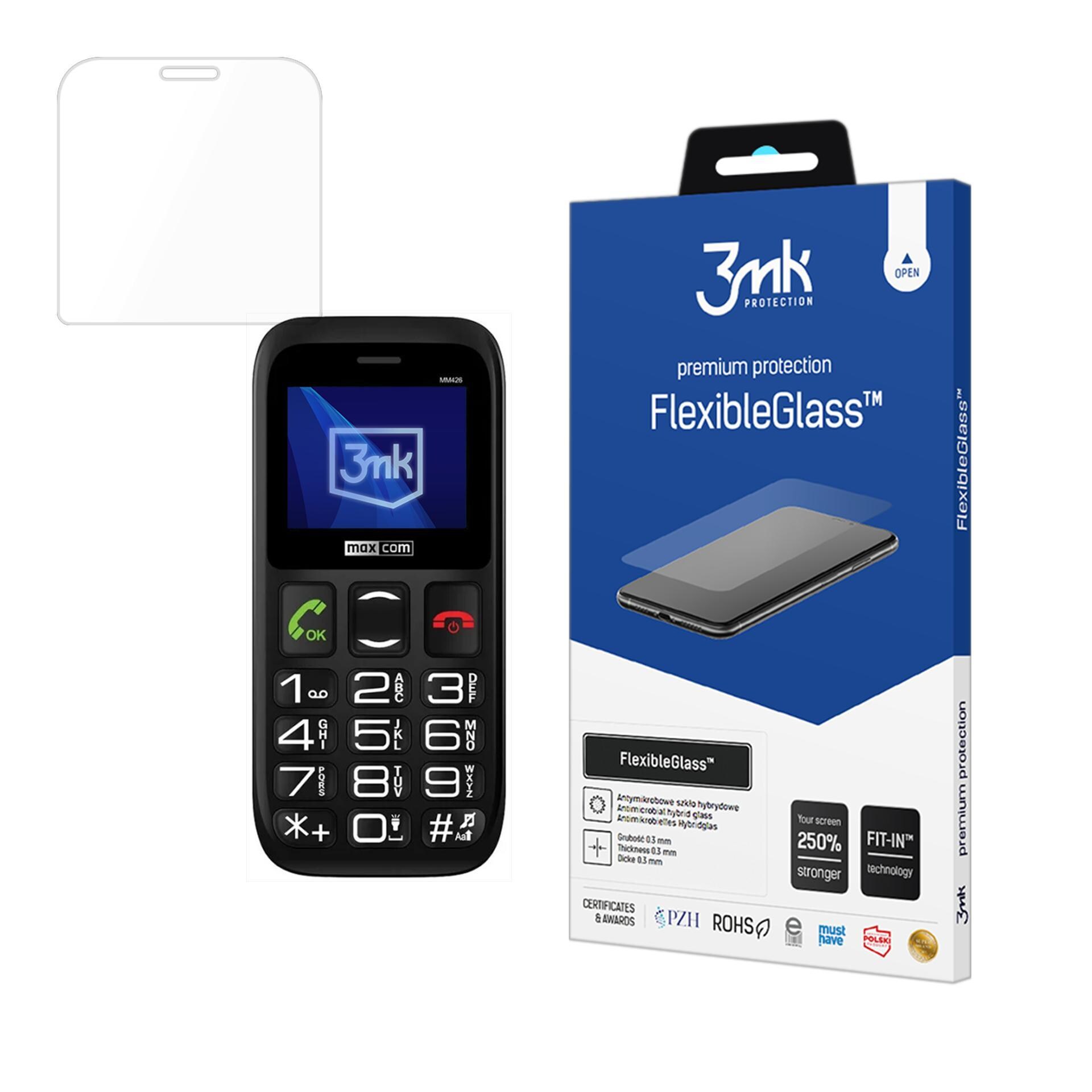 3mk FlexibleGlass-hybridglas på Maxcom Comfort MM426