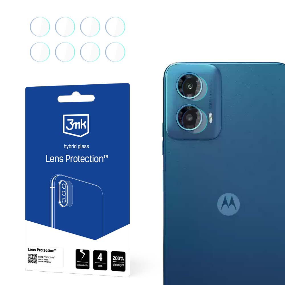 3mk Lens Protection™ hybridkameraglas för Motorola Moto G34 5G