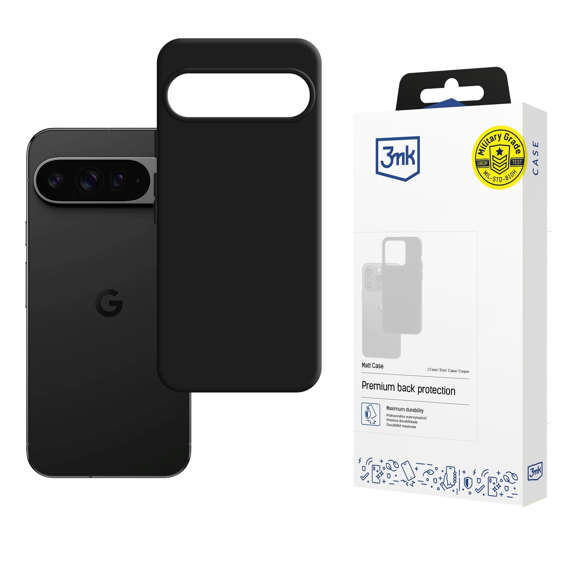 3mk matt skal till Google Pixel 10 Pro XL – matt svart
