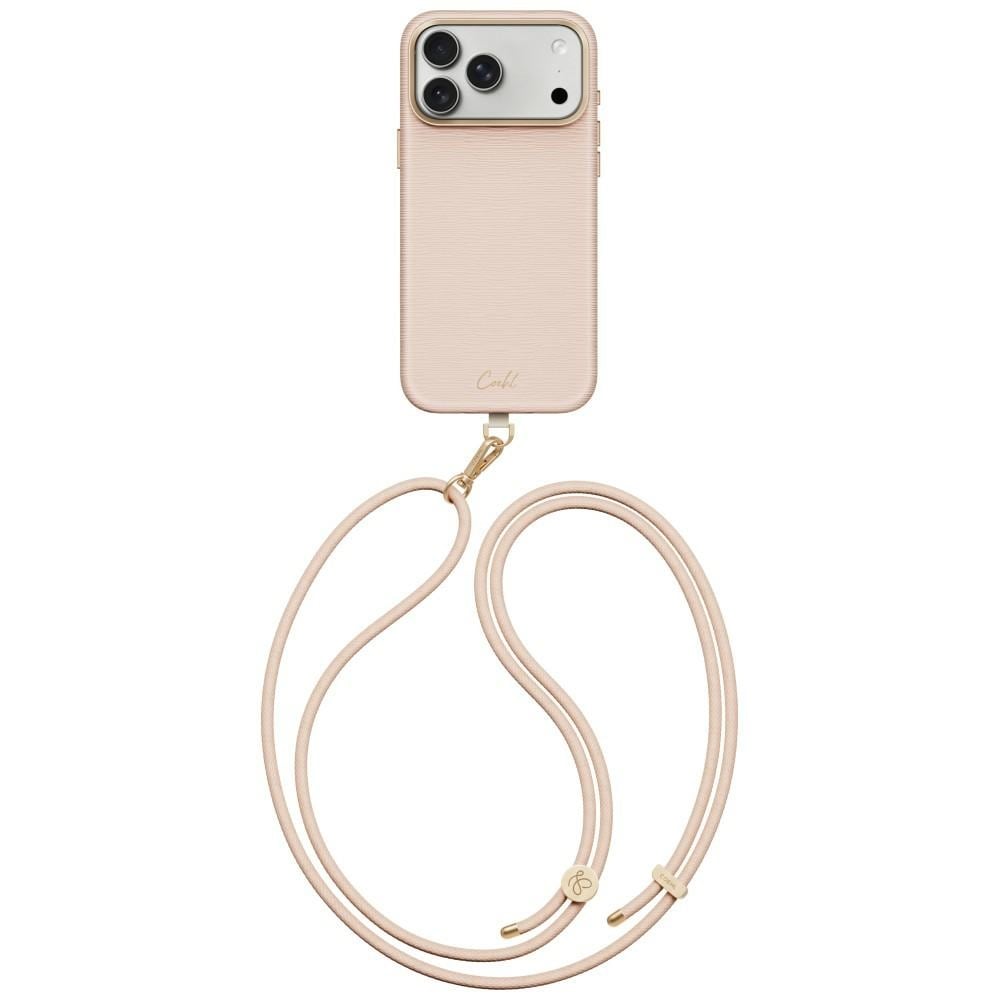 Uniq Coehl Mirelle magnetiskt laddningsfodral för iPhone 18 Pro Max / 17 Pro Max – Rosa