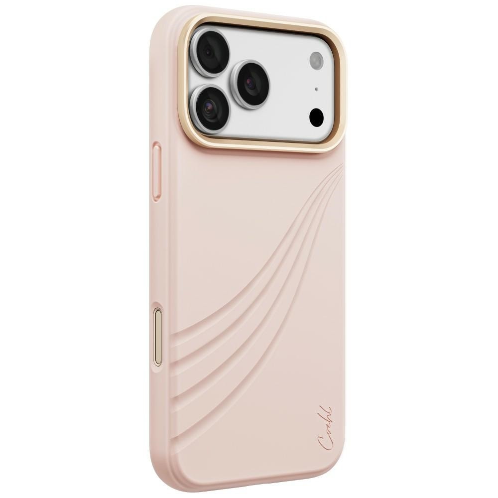 Uniq Coehl Serina magnetiskt laddningsfodral för iPhone 18 Pro Max / 17 Pro Max – Rosa