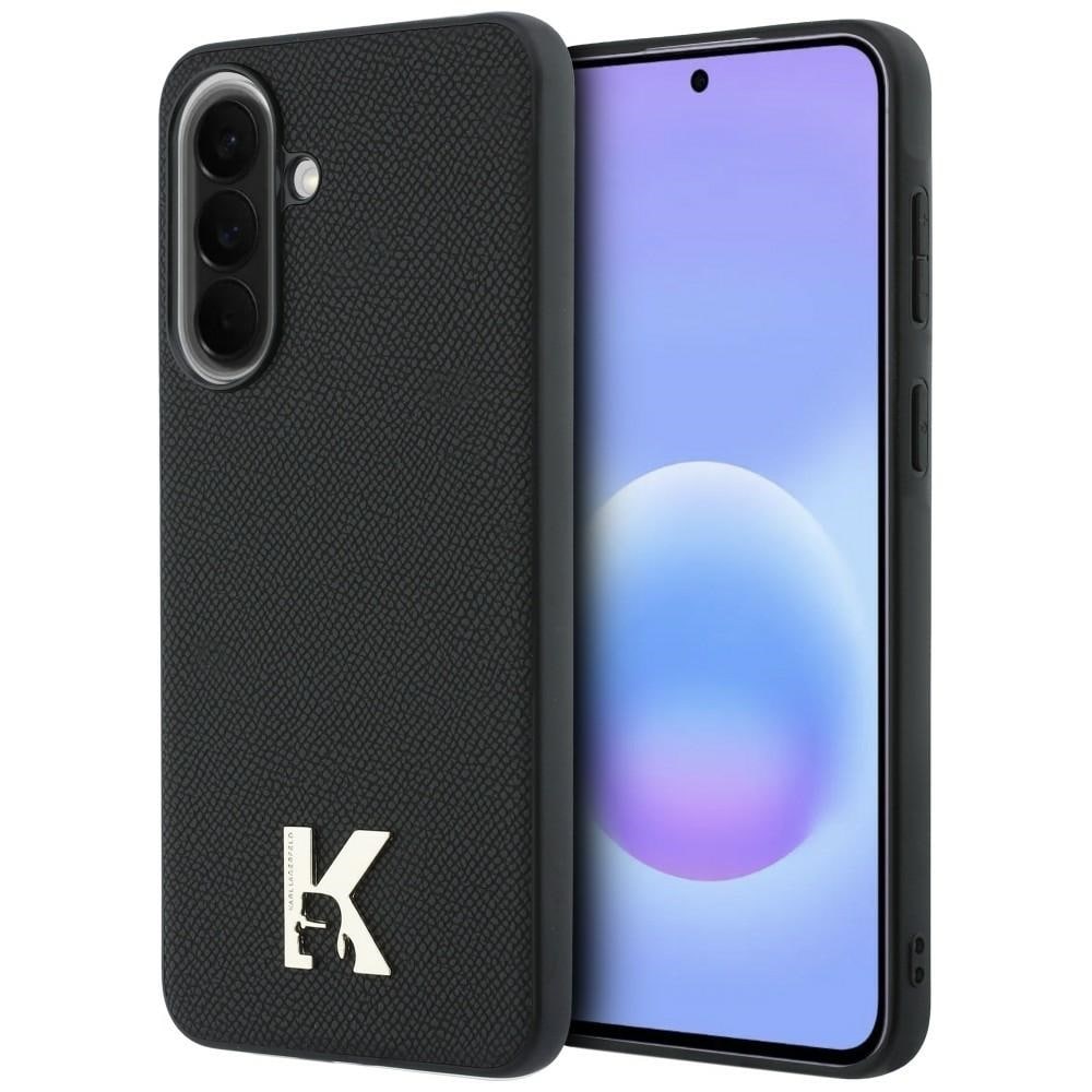Karl Lagerfeld – mobilskal med Karl-logotyp för Samsung Galaxy A57 5G – Svart
