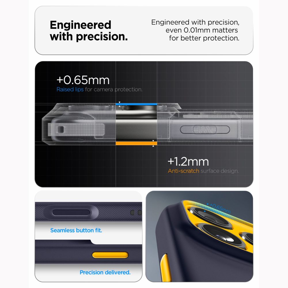 Spigen Nano Pop MagSafe-etui til iPhone 18 Pro Max / 17 Pro Max – Blå