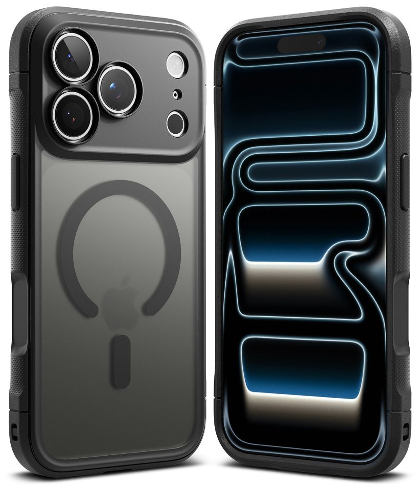 Ringke Fusion Bold magnetisk MagSafe-etui til iPhone 18 Pro Max / 17 Pro Max – mat sort