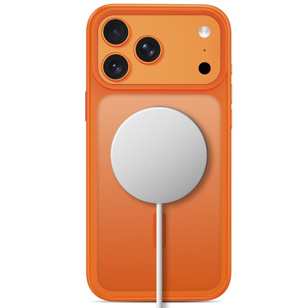 Tech-Protect Magmat Magsafe CC-etui til iPhone 18 Pro Max / 17 Pro Max – mat orange
