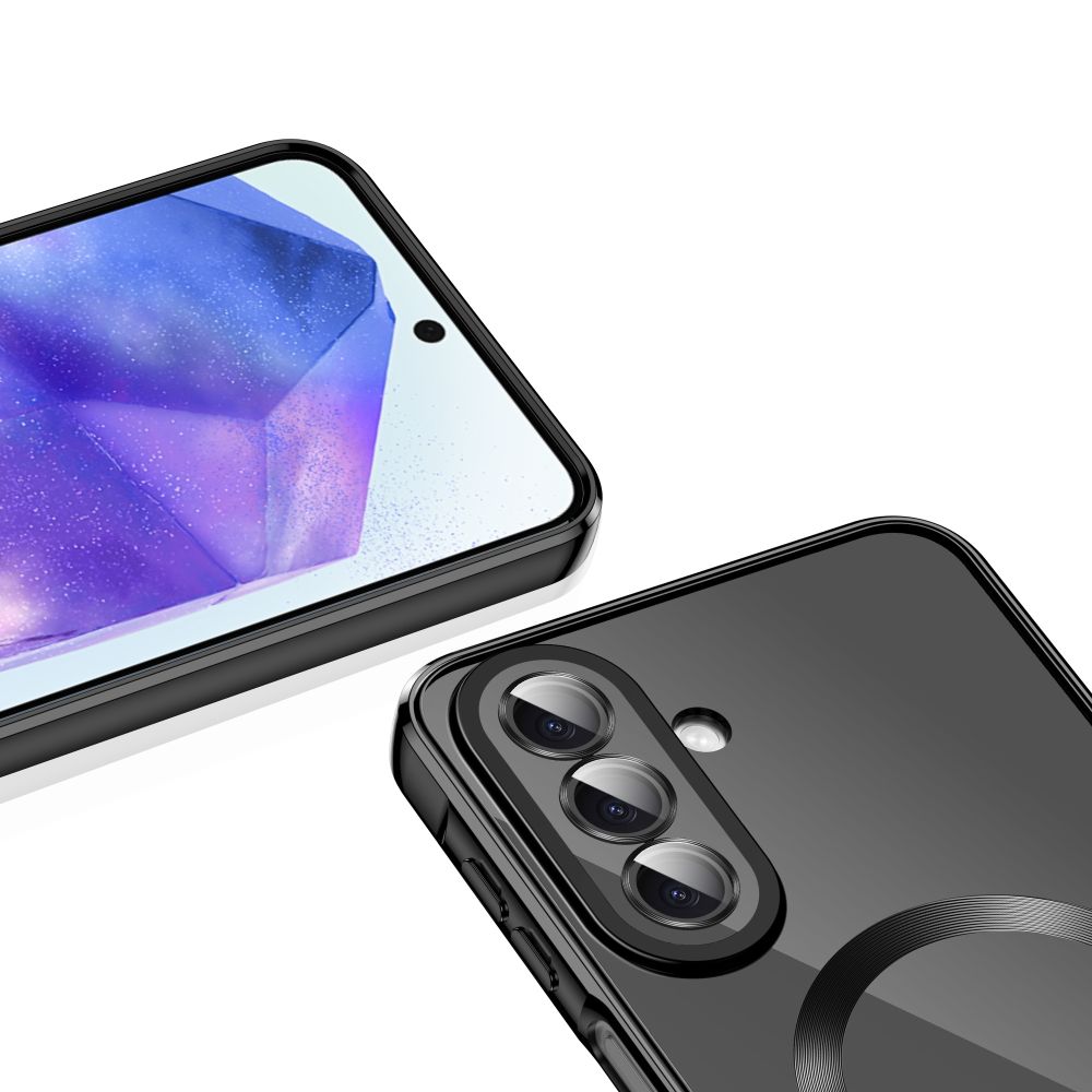 Tech-Protect MagFlex MagSafe-fodral för Samsung Galaxy A27 5G – Clear Black