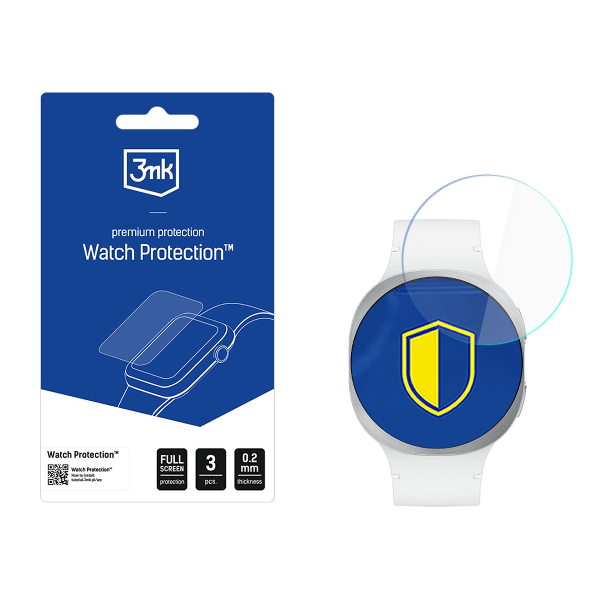 3mk Watch Protection FlexibleGlass hybridglas till Samsung Galaxy Watch 8 40 mm
