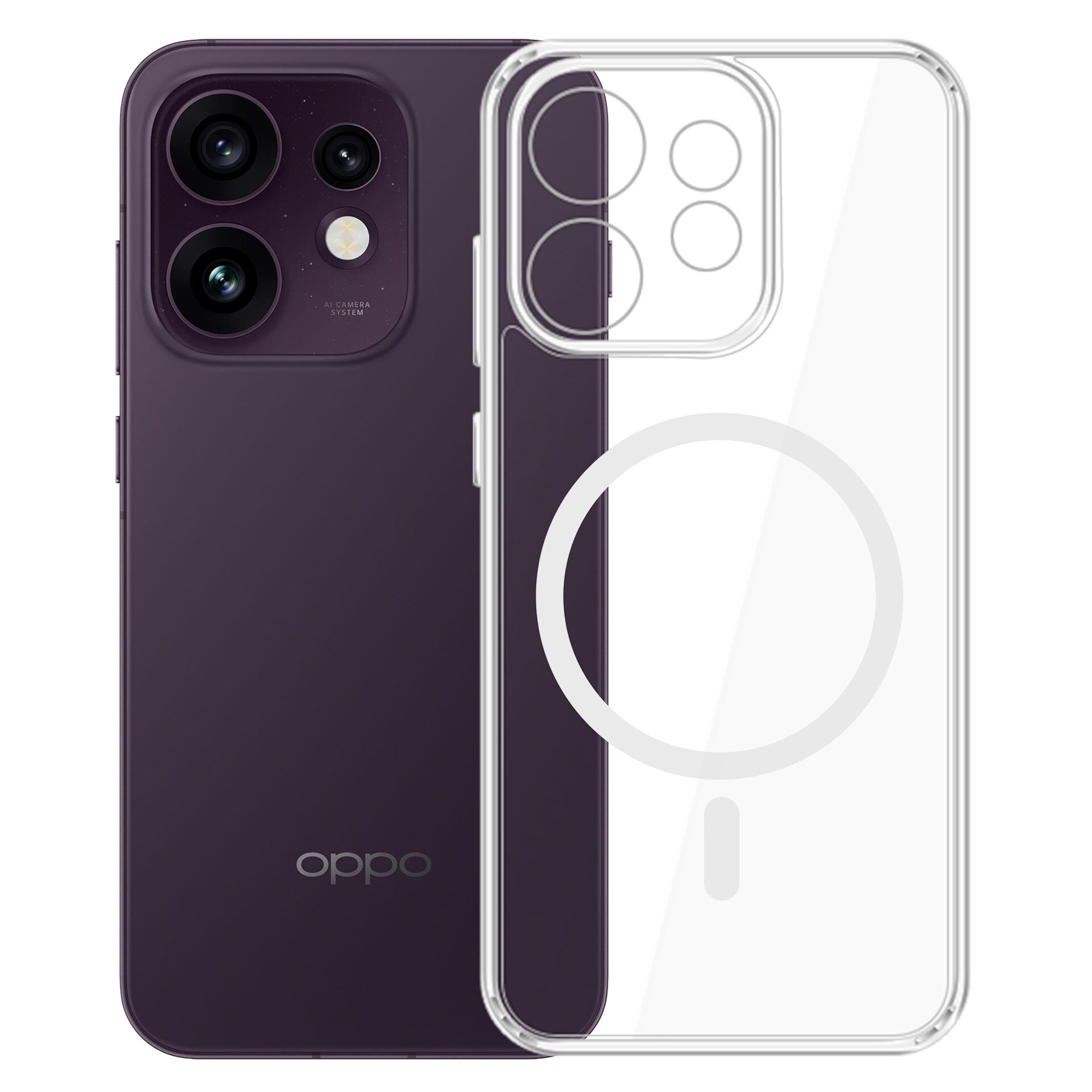 3mk Armor Magcase til Oppo Reno 16 F / Reno 16 FS (CPH2859) – Gennemsigtig