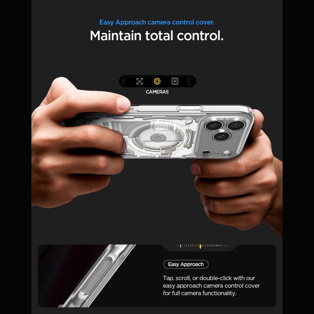 Spigen Ultra Hybrid MagSafe Zero One-etui til iPhone 18 Pro Max / 17 Pro Max – Titanium