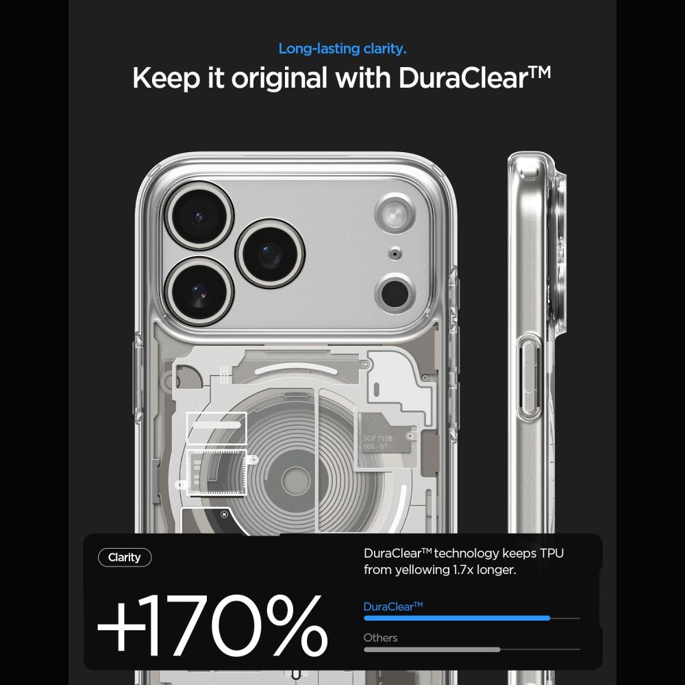 Spigen Ultra Hybrid MagSafe Zero One-etui til iPhone 18 Pro Max / 17 Pro Max – Titanium
