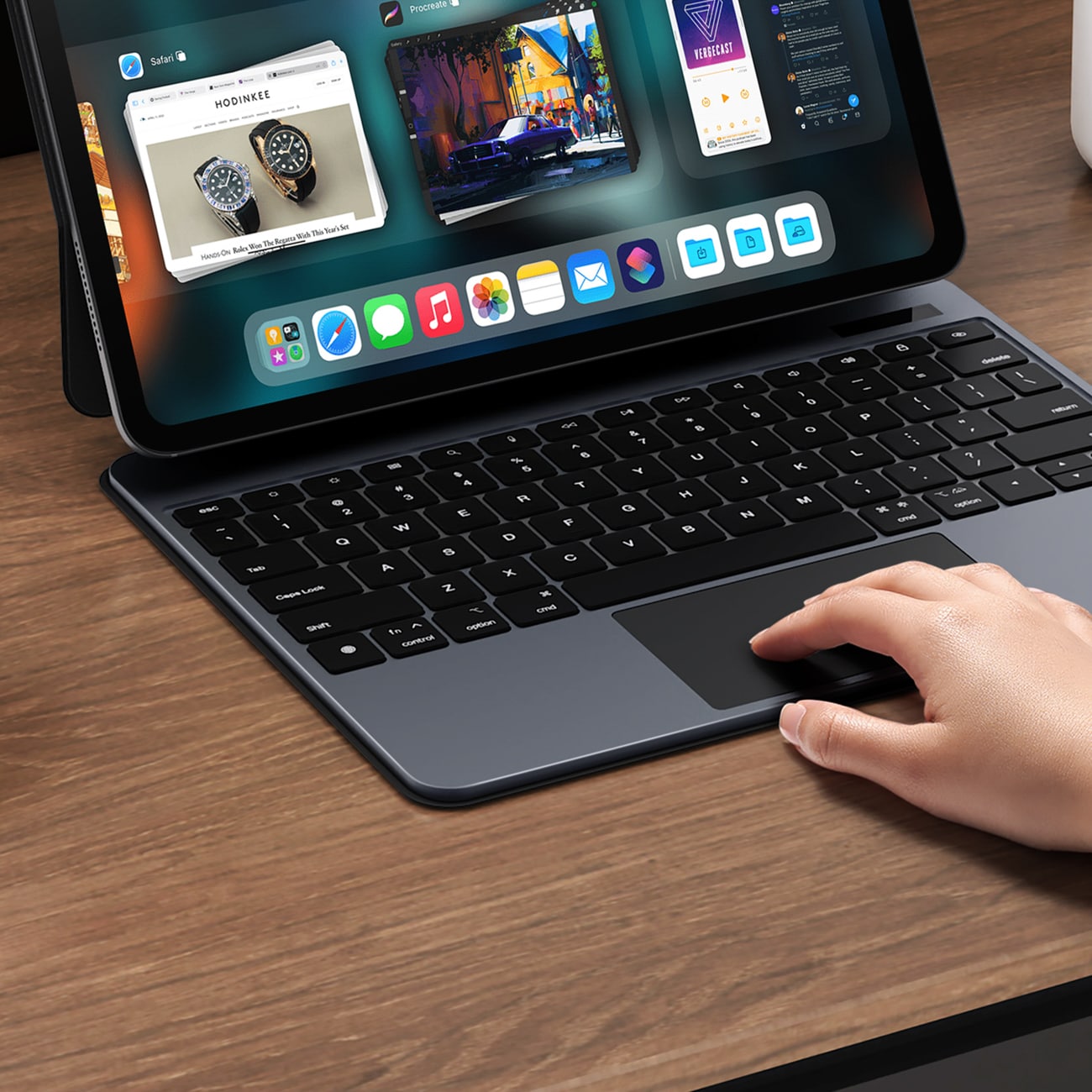 Dux Ducis (MK-serien) tastaturtaske til iPad Pro 13" (2024) – sort