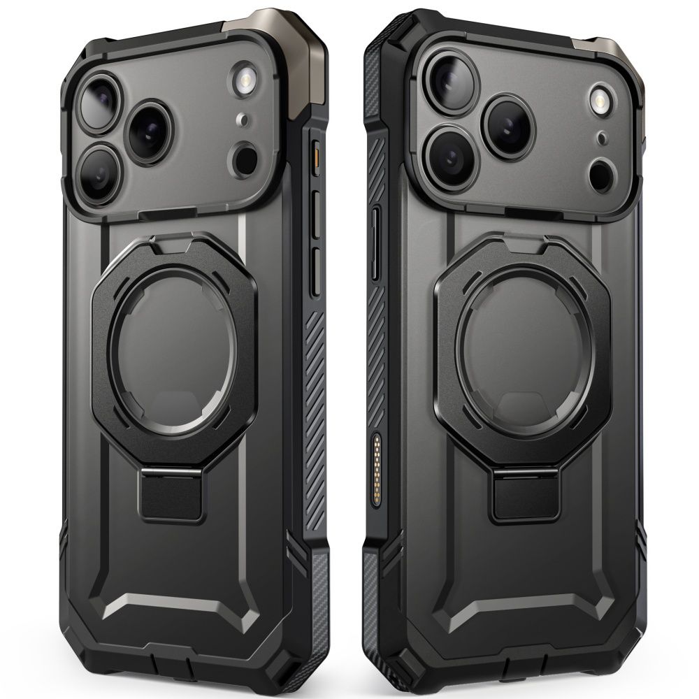 Supcase UB Grip Mag MagSafe-etui til iPhone 18 Pro / 17 Pro – Sort