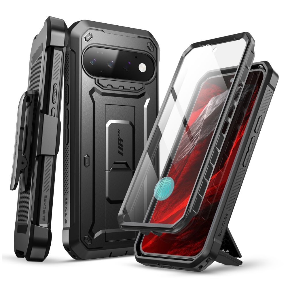 Supcase Unicorn Beetle Pro-etui til Google Pixel 11 Pro – Sort