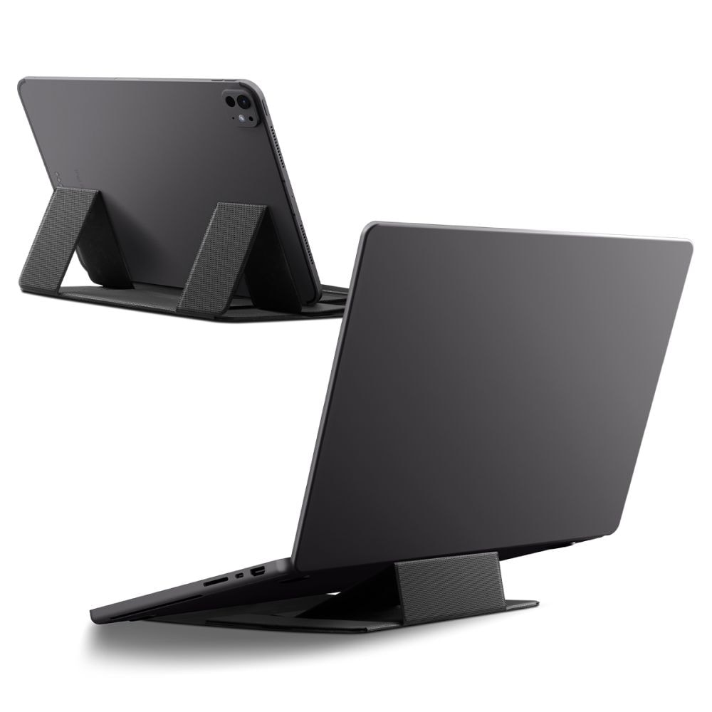 Spigen SlimFold LD201-S8 bärbar datorstativ – grå