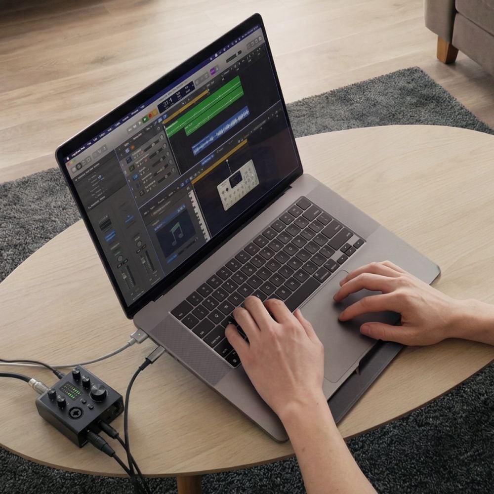 Spigen SlimFold LD201-S8 bärbar datorstativ – grå