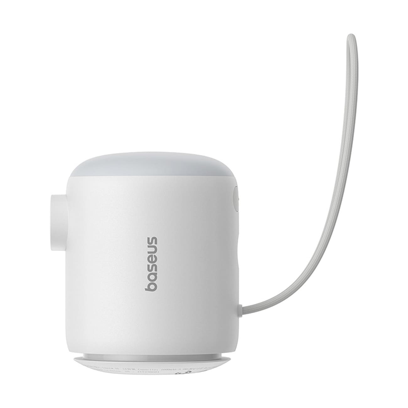 Baseus PocketGo bärbar, uppladdningsbar resepump – vit