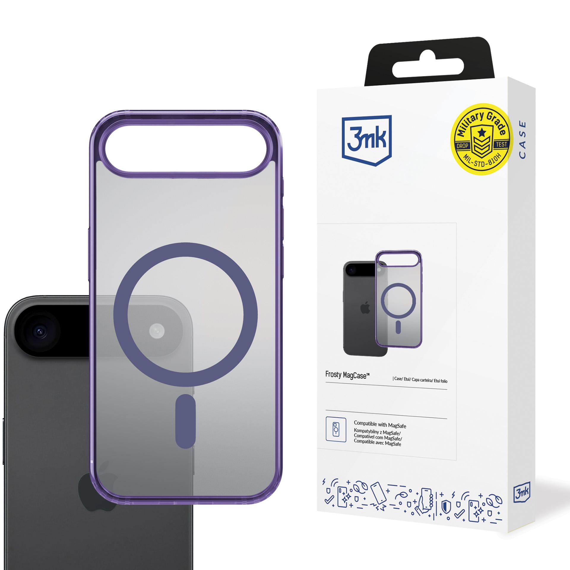 3mk Frosty MagCase för iPhone 17 Air – Lila