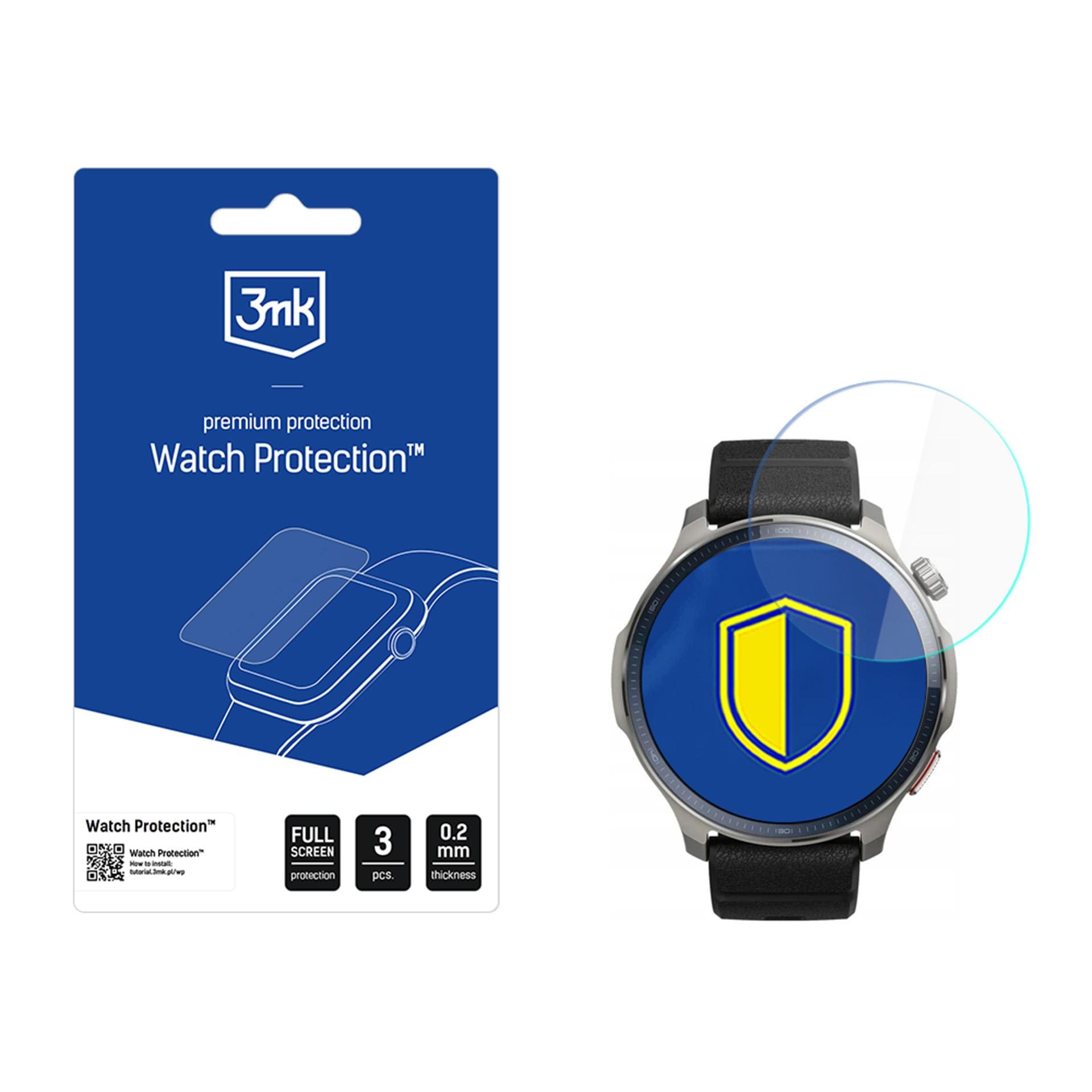 3mk Watch Protection ARC skärmskyddsfilm för Amazfit Balance 2