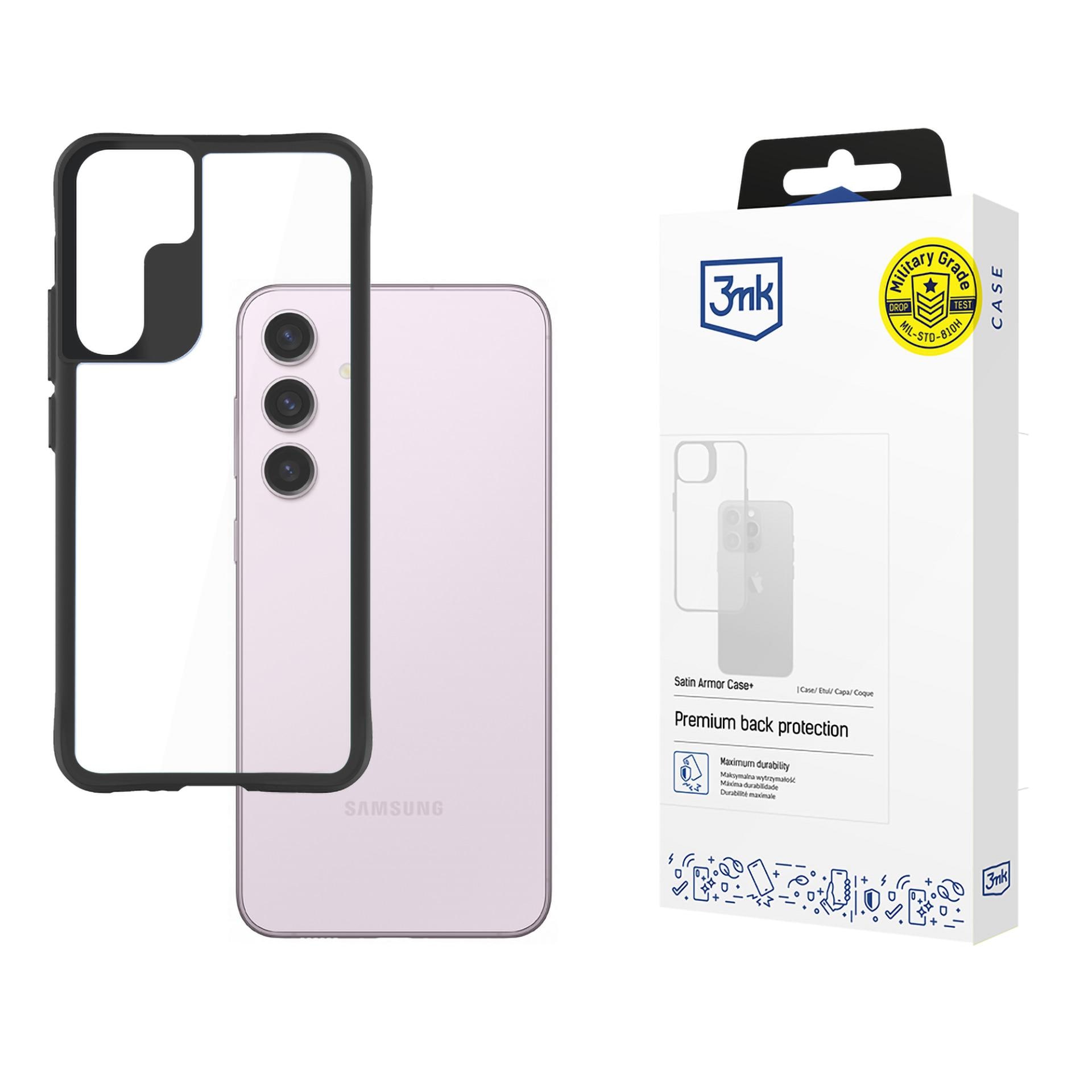 3mk Satin Armor Case+ för Samsung Galaxy S24 – genomskinligt