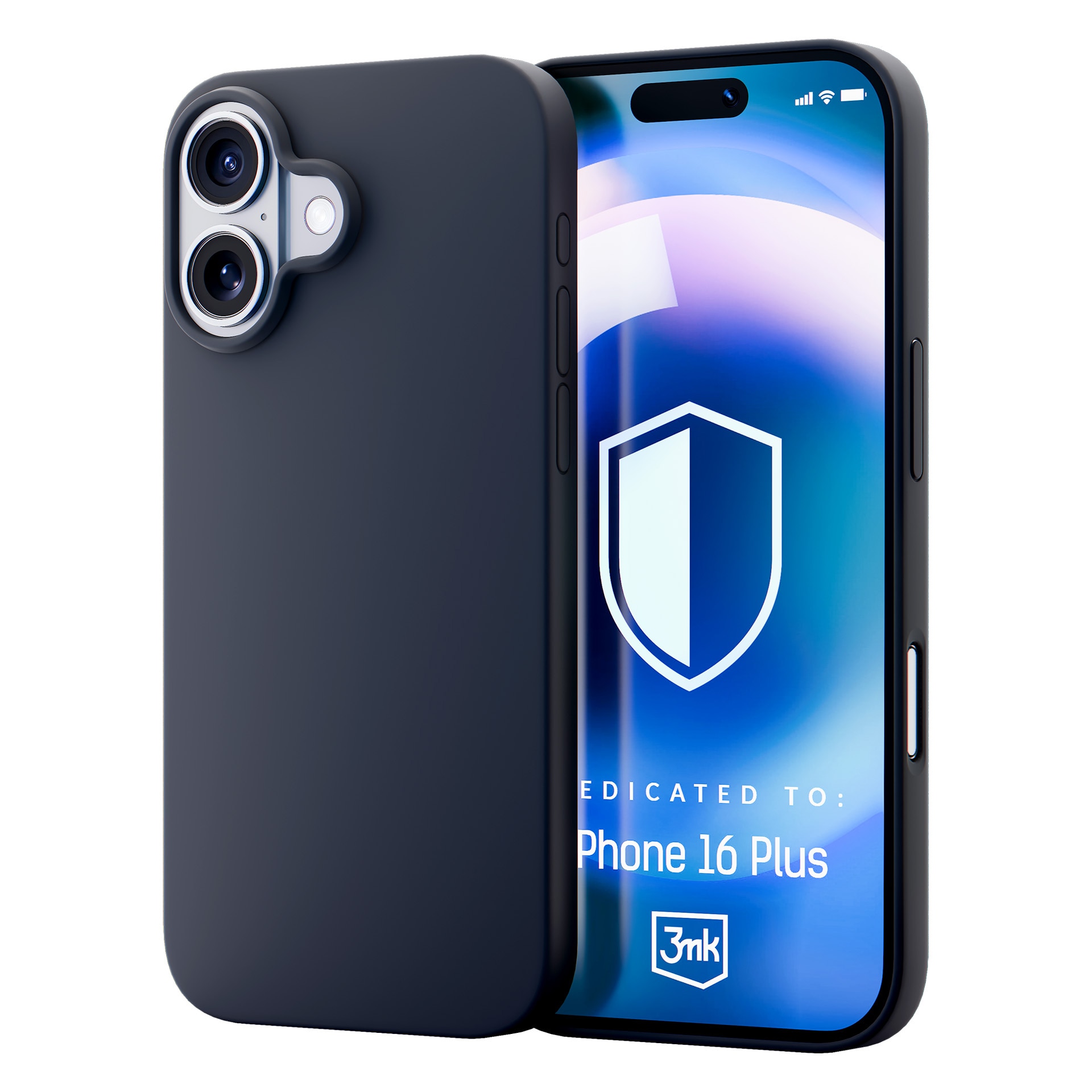 3mk Hardy MagCase i silikon för iPhone 16 Plus – grå