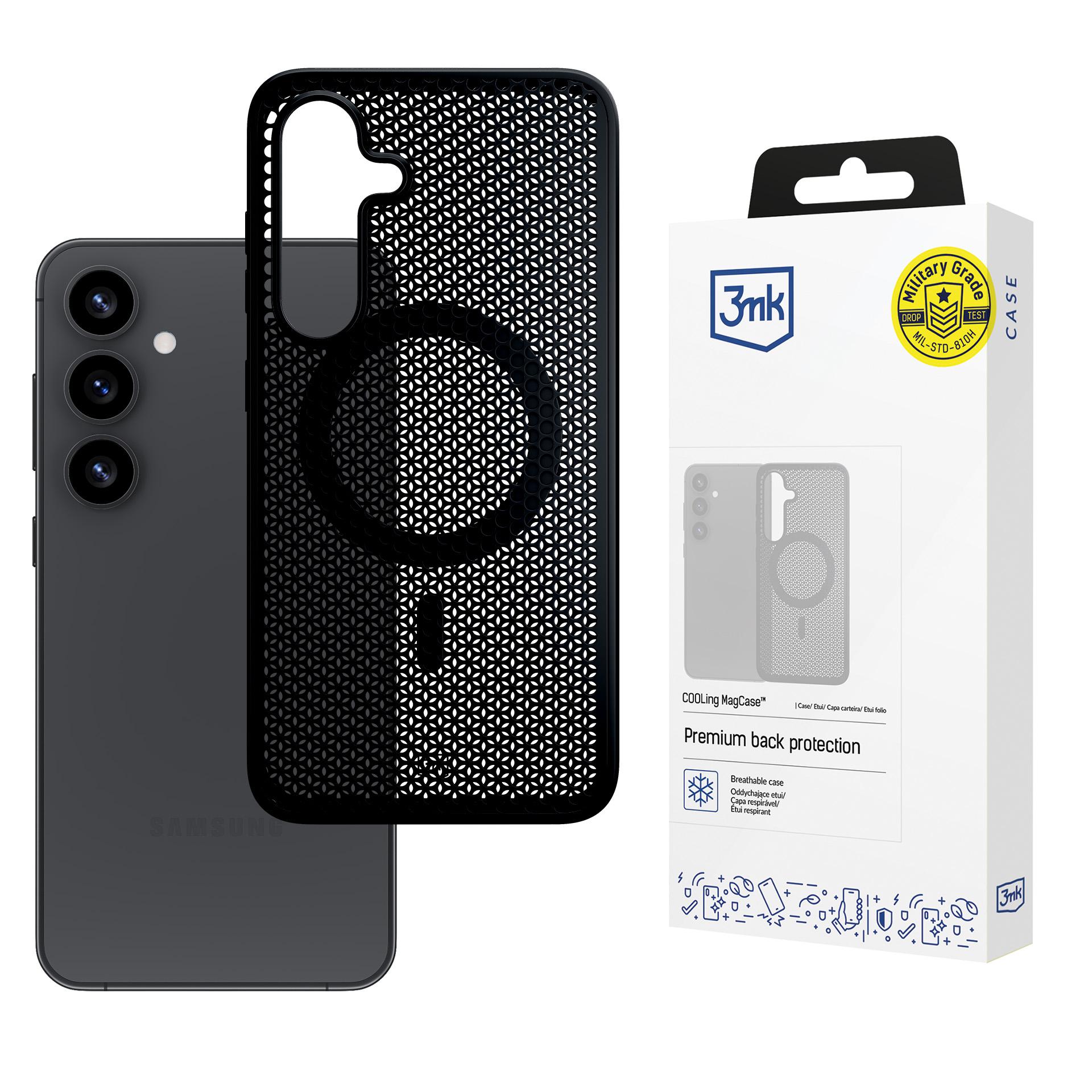 3mk COOLing MagCase för Samsung Galaxy S25+ – svart