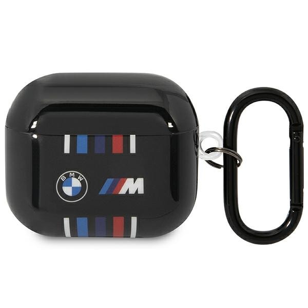 BMW BMA322SWTK Skydd för AirPods 3:e generationen, svart/svart, flera färgade linjer
